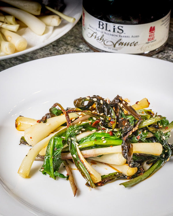 Spring Foraging Recipe: Blistered Ramps with Fish Sauce