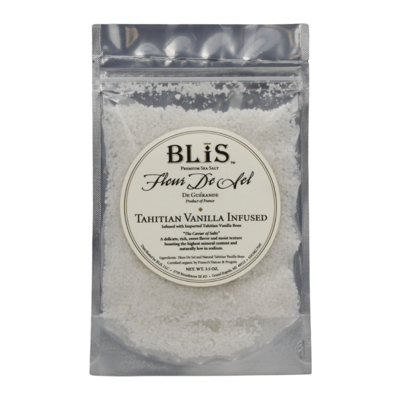 BLiS Gourmet Fleur de Sel, Tahitian Vanilla Infused