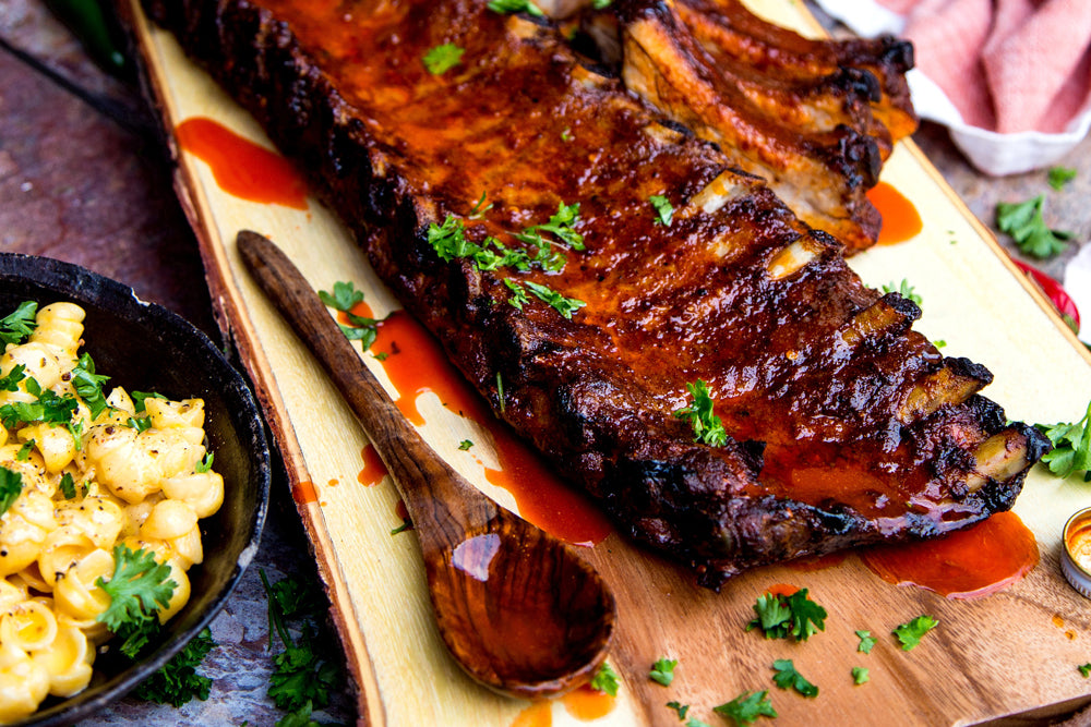 Grilled Rack of Baby Back Ribs