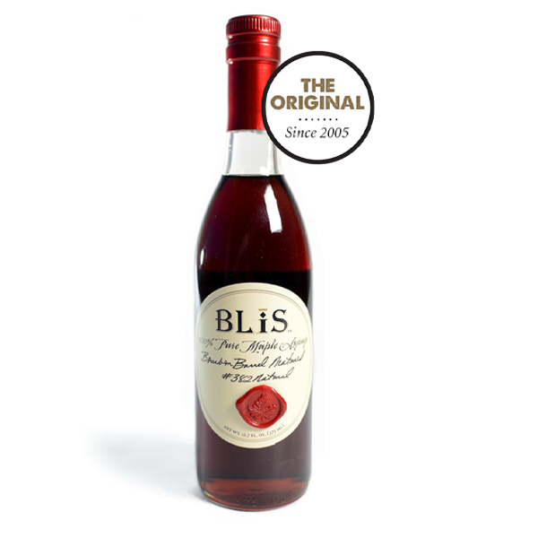 BLiS Bourbon Barrel Maple Syrup 375ml glass bottle