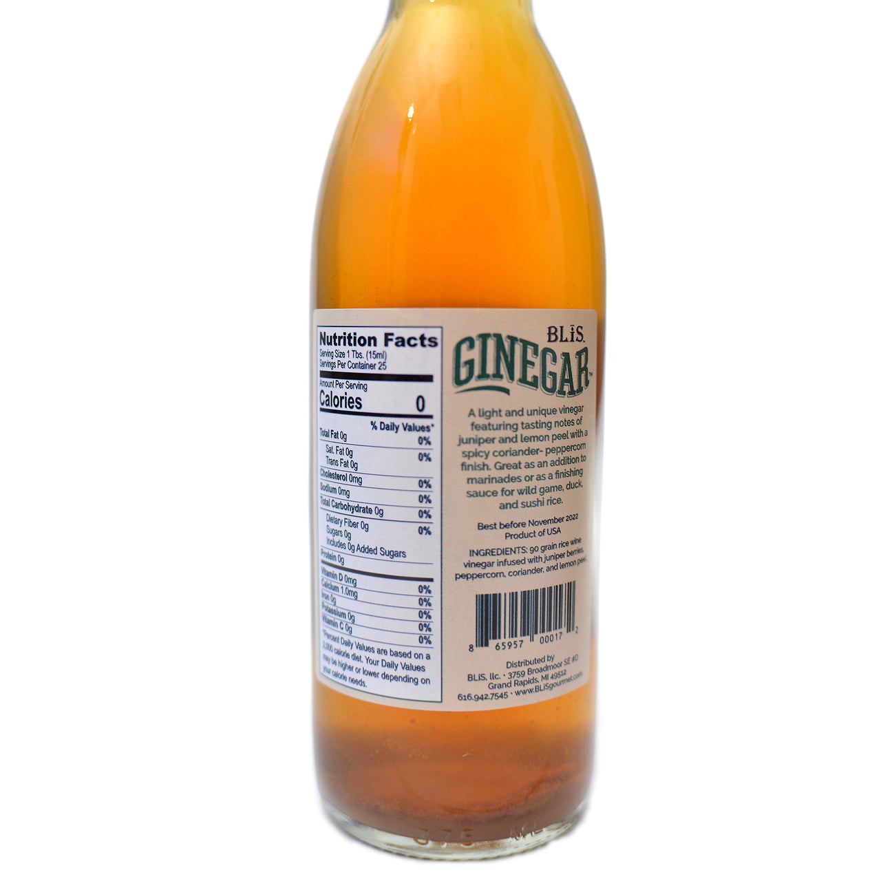 BLiS™ Ginegar Rice Wine Vinegar